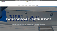 Desktop Screenshot of ischiacharterboat.it