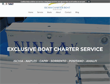 Tablet Screenshot of ischiacharterboat.it